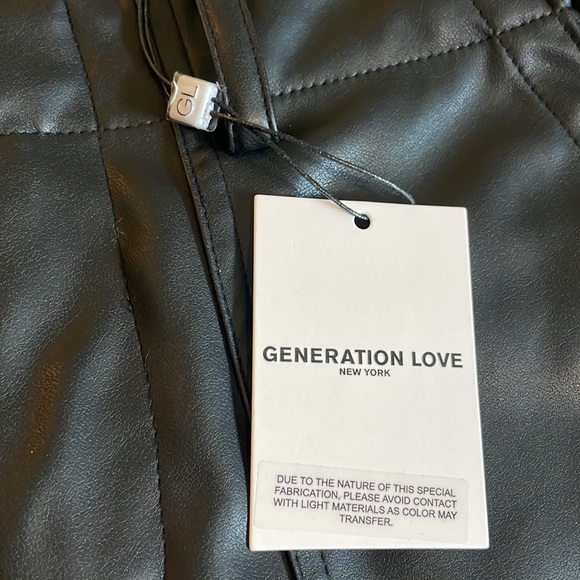 NWT Generation Love Paloma Vegan Leather Cargo Pants - Picture 10 of 10